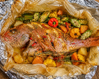 WHOLE ROASTED SNAPPER