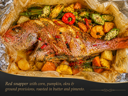 WHOLE ROASTED SNAPPER